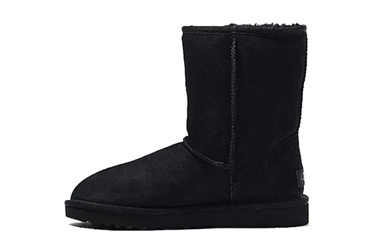 (WMNS) UGG Classic Short II Fleece Lined Black 1016223-BLK