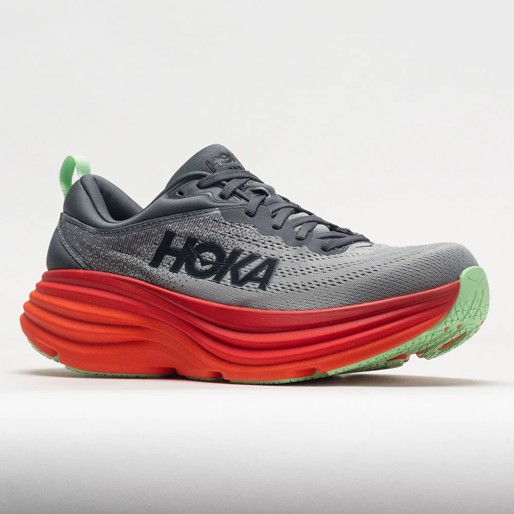 HOKA Bondi 8 Men's Castlerock/Flame