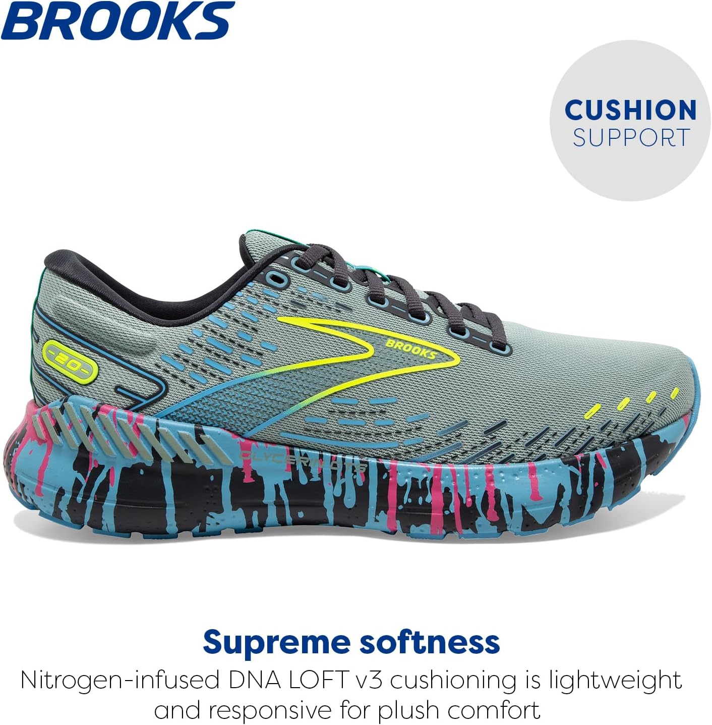 Brooks Women's Glycerin GTS 20 Supportive Running Shoe