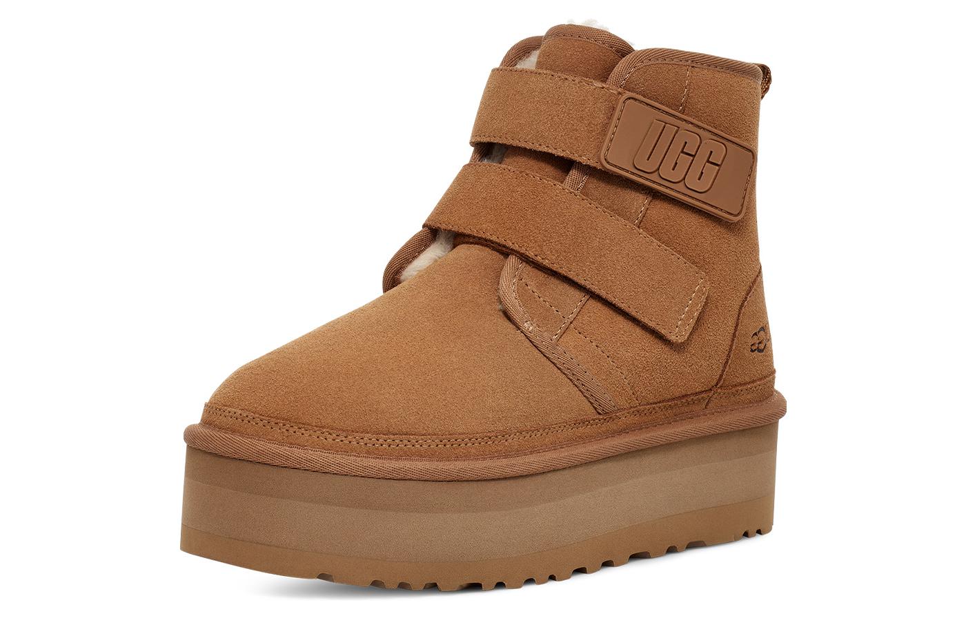 (WMNS) UGG Neumel Platform Chukka 'Chestnut' 1130554-CHE