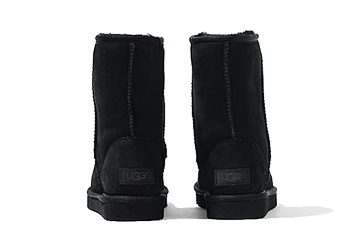 (WMNS) UGG Classic Short II Fleece Lined Black 1016223-BLK