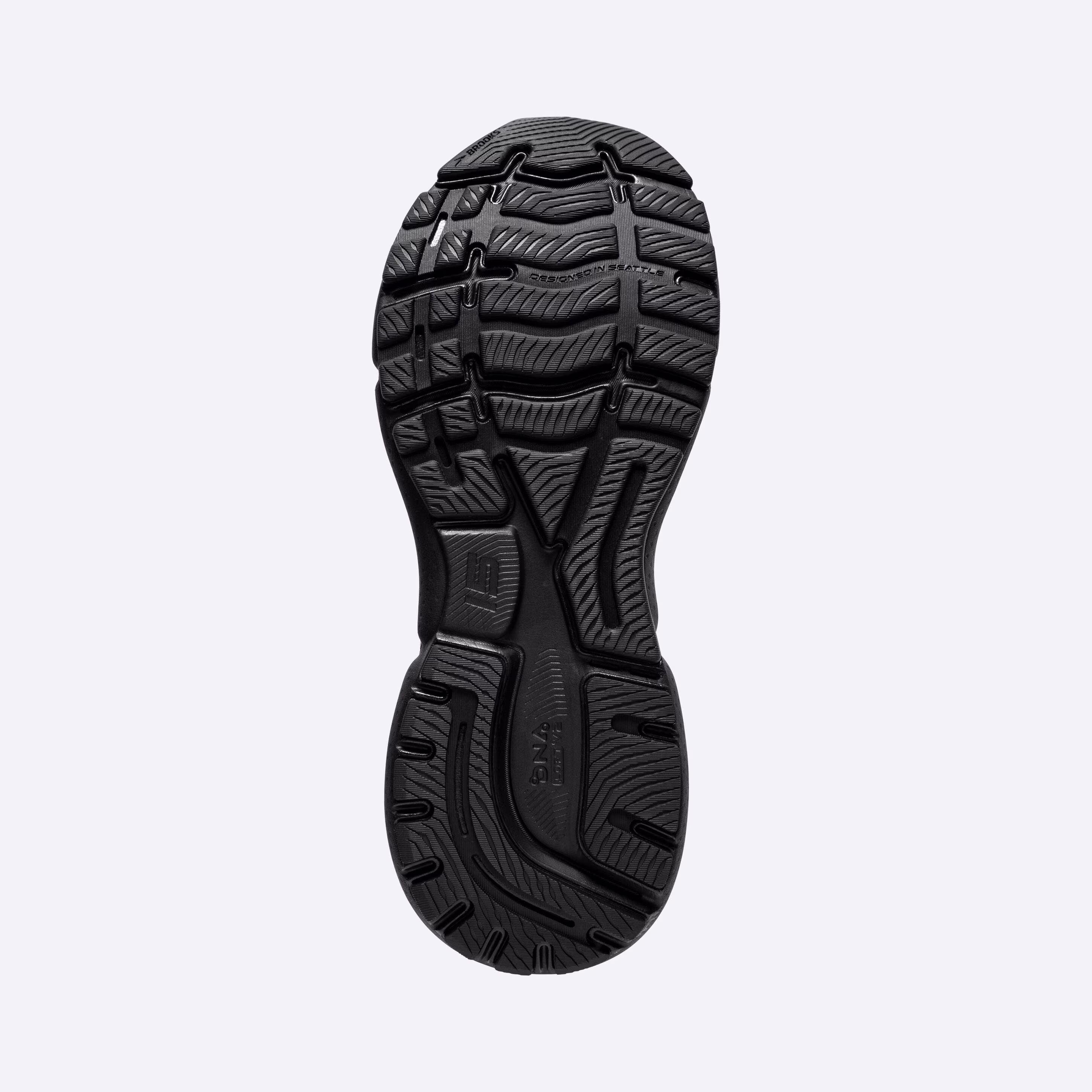 Men's Brooks, Ghost 15 Neutral Running Shoe -- White/Black