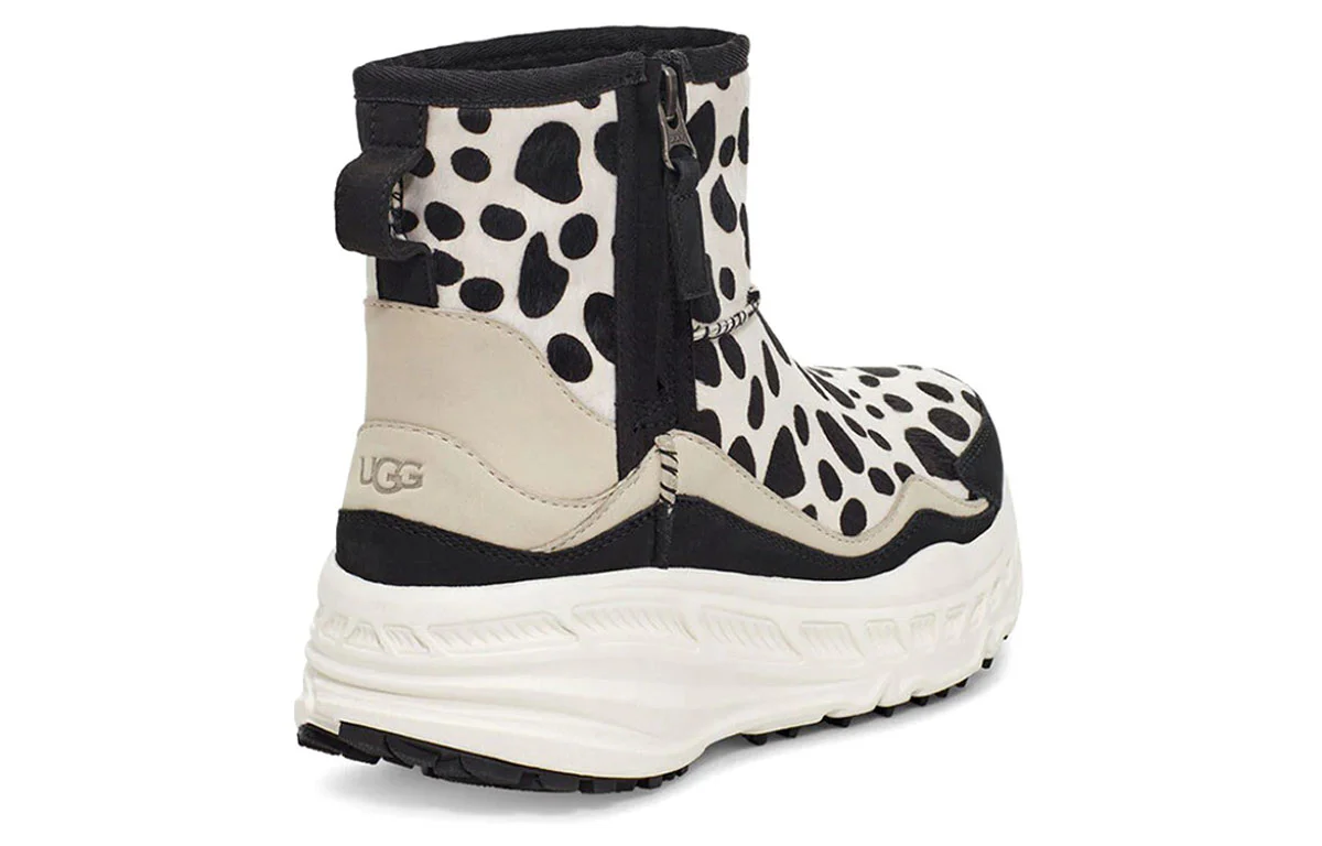 UGG Ca805 Classic Dalmatian Fleece Lined Black White 1121036-OWBL