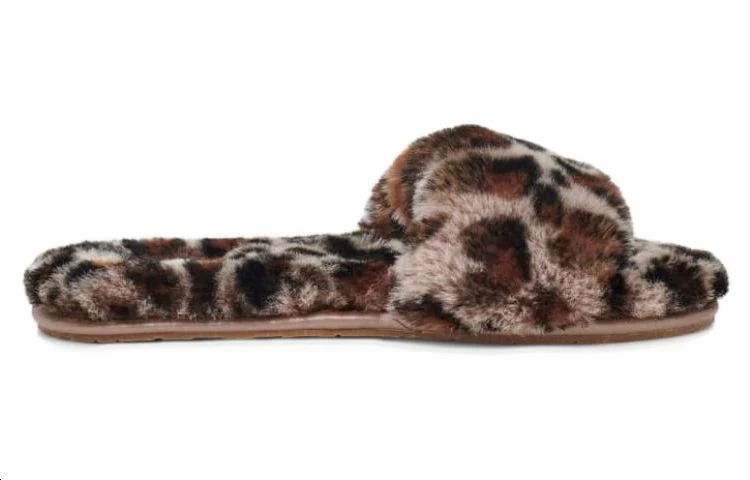 (WMNS) UGG W Fluff Slides II 'Leopard' 1127483-AMP