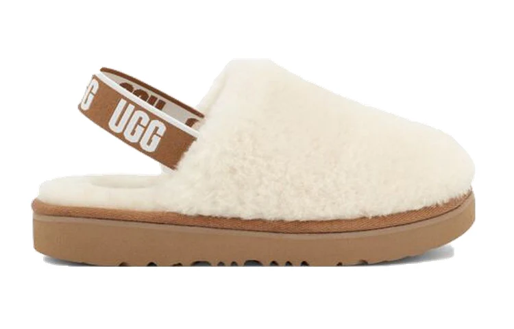 (PS) UGG Fluff Yeah Clog Slipper 'Natural' 1123633K-NAT