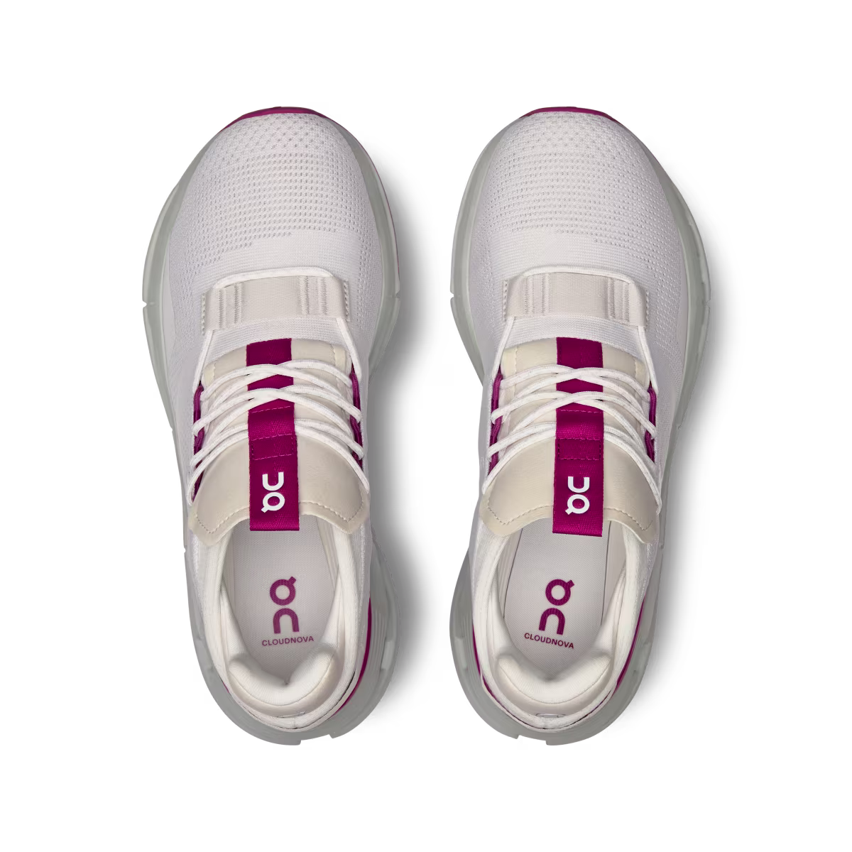 Cloudnova Women's Shoes White-Carnation