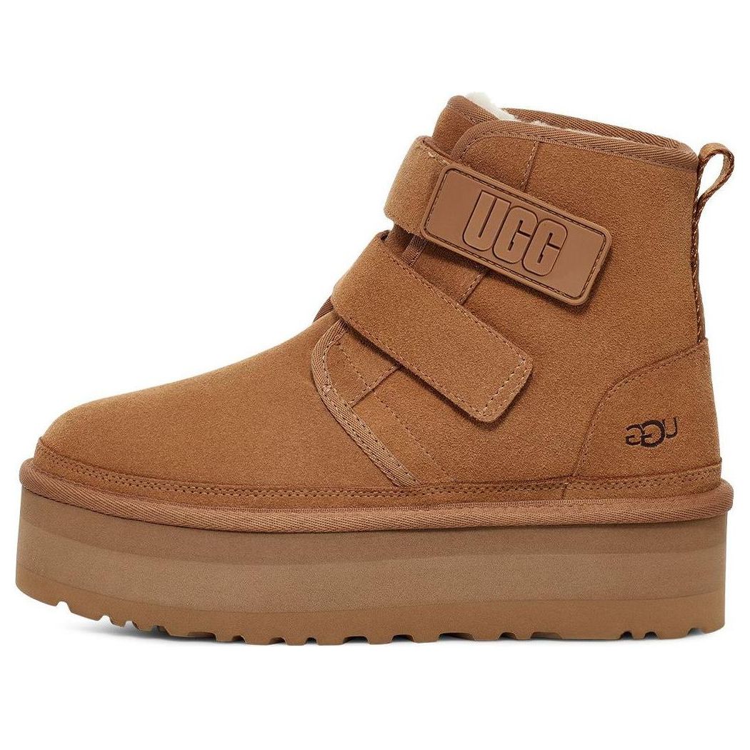 (WMNS) UGG Neumel Platform Chukka 'Chestnut' 1130554-CHE