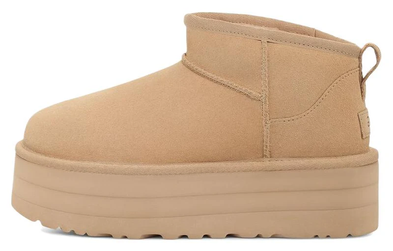 (WMNS)UGG Classic Ultra Mini Platform 'Driftwood' 1135092-DRI