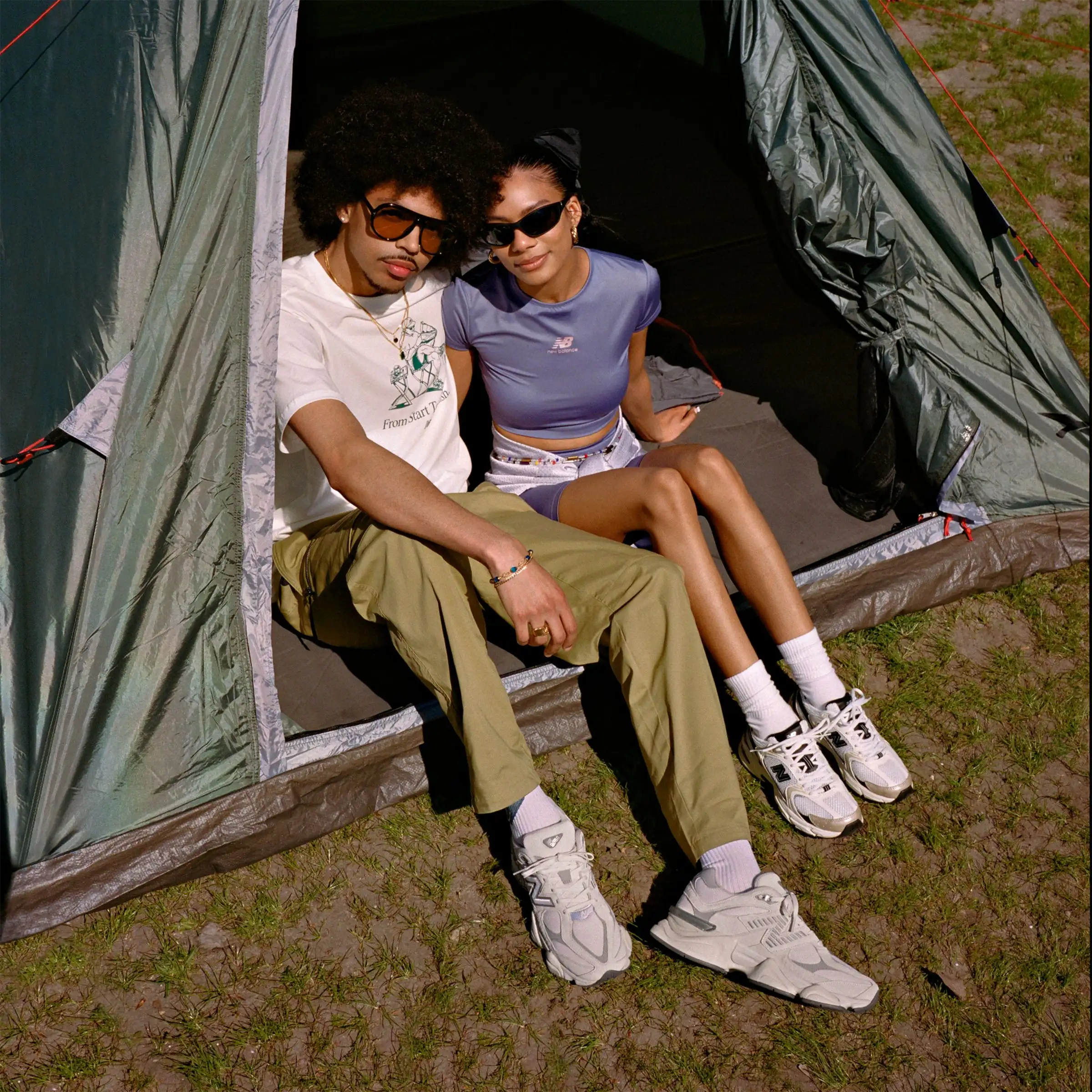 New Balance 9060 - Sea Salt with Concrete and Silver Metallic