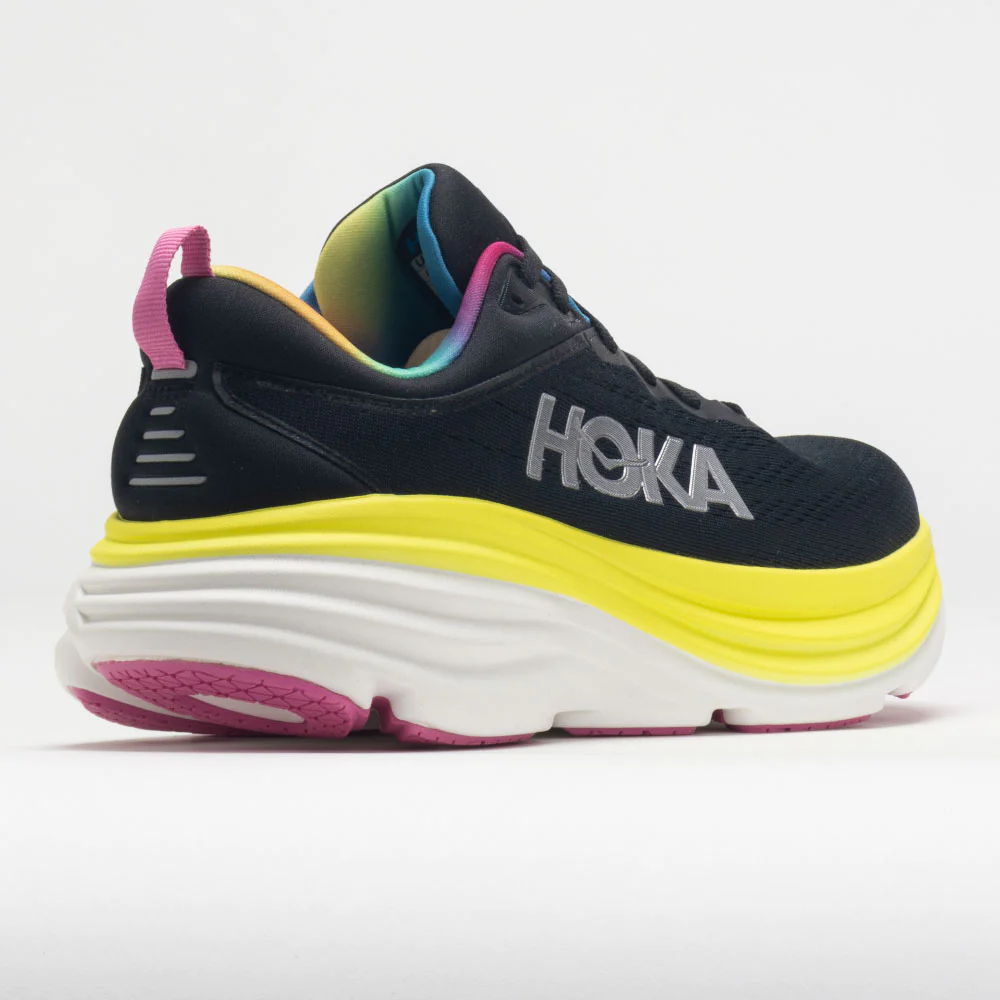 HOKA Bondi 8 Women's Black/Citrus Glow