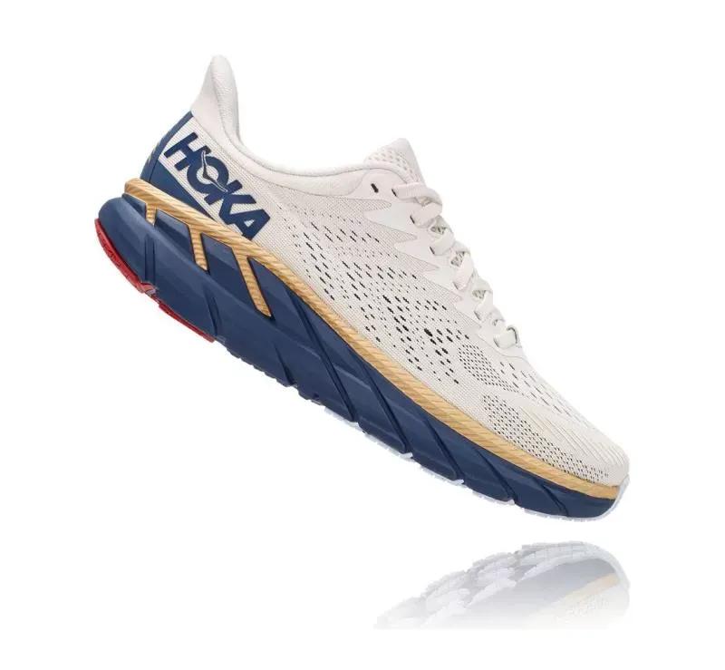 Hoka One One Women's Clifton 7 TOFU / VINTAGE INDIGO