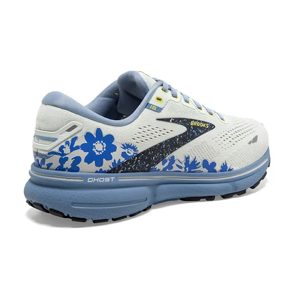 Women's Brooks, Ghost 15 Running Shoe - ICE/RAIN/EBONY