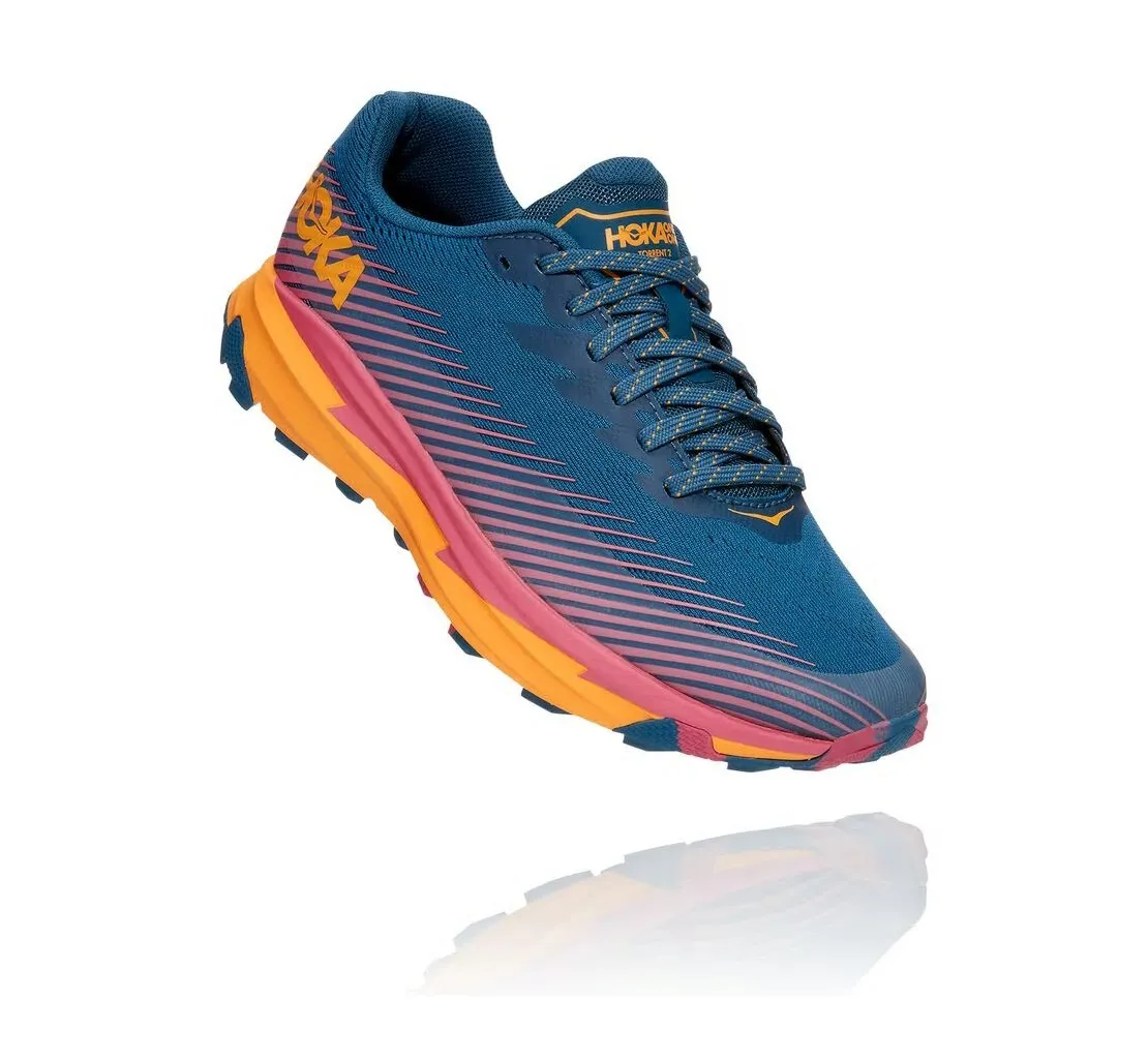 Hoka One One Women's Torrent 2 MOROCCAN BLUE / SAFFRON
