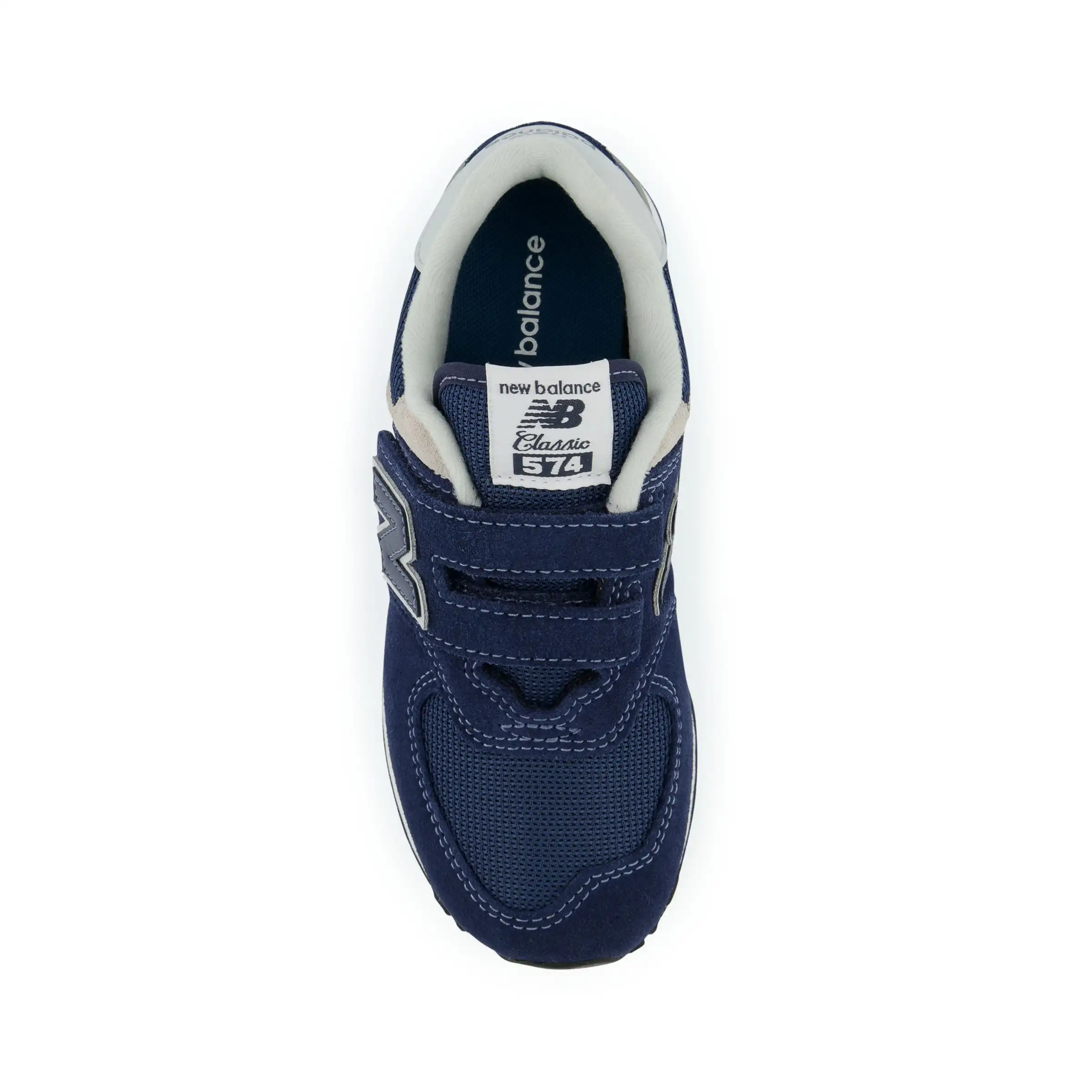 574 Core Hook & Loop - Navy with White