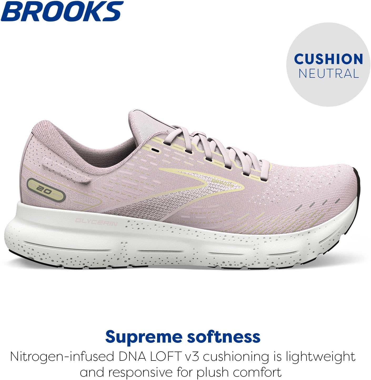 Brooks Women's Glycerin 20 Neutral Running Shoe