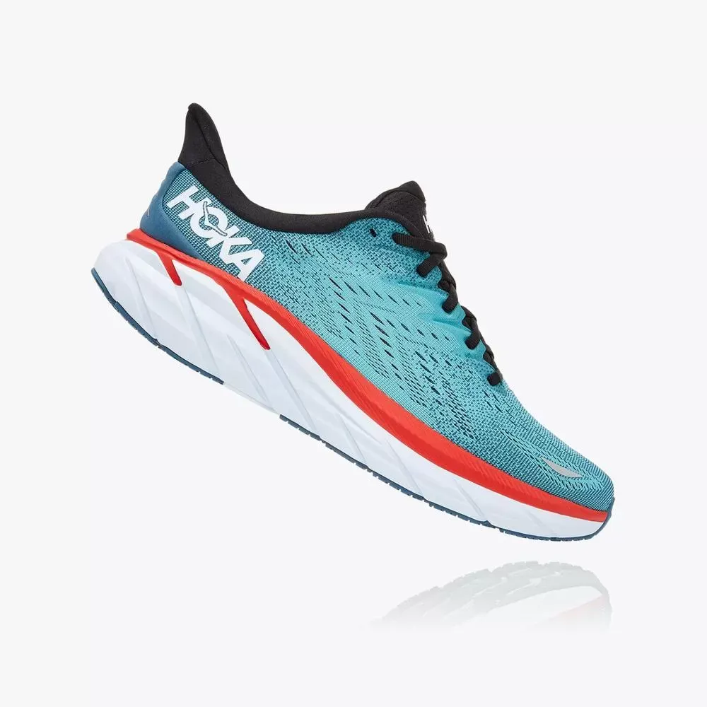 Hoka One One Women's Clifton 8 - Real Teal / Aquarelle