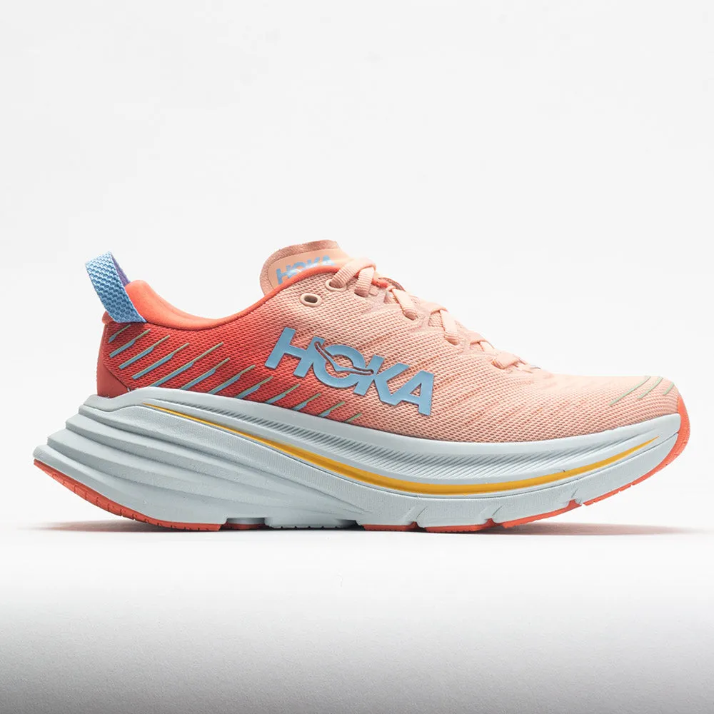 Hoka One One Bondi  X Women's Camellia/Peach Parfait
