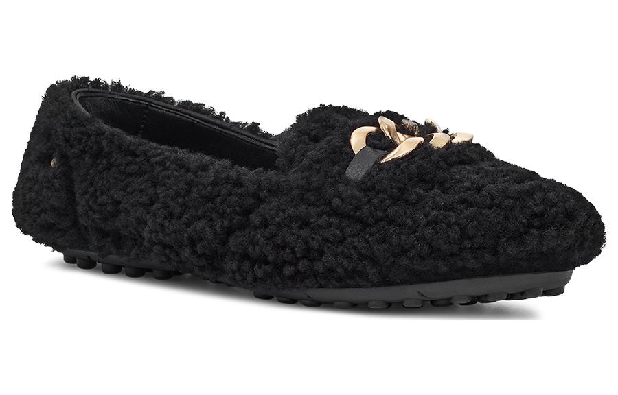 (WMNS) UGG SlipOn Comfortable Loafers 'Versatile Black' 1153515-BLK