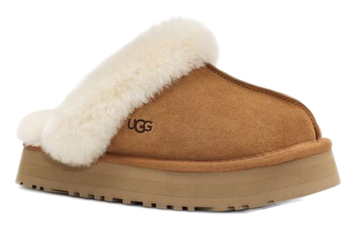 (WMNS) UGG Disquette Slippers 'Chestnut' 1122550-CHE