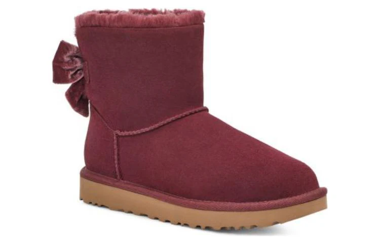 (WMNS) UGG Mini Bailey Bow Boots 'Wild Grape' 1138172-WGRP