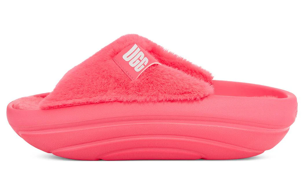 (WMNS) UGG FoamO UGGplush Slide 'Super Coral' 1143849-SPCL