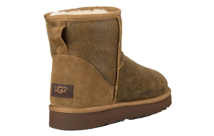 UGG Classic Mini Bomber Fleece Lined Brown 1007307-BJCE
