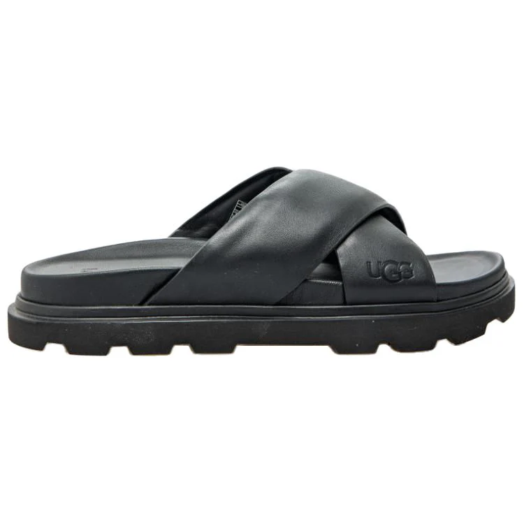 UGG Capitola Cross Slippers 'Black' 1153076-BLK