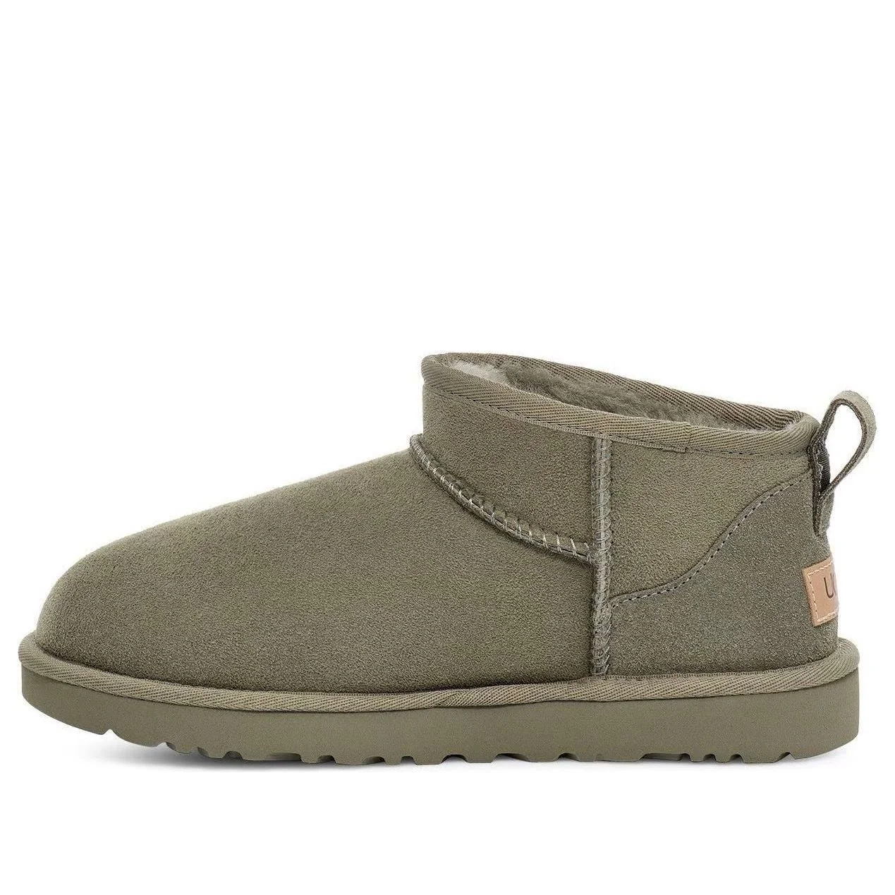 (WMNS) UGG Classic Ultra Mini Boot 'Moss Green' 1116109-MSG