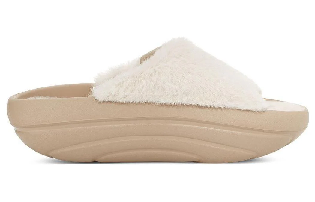 (WMNS) UGG FoamO UGGplush Slide 'Mustard Seed' 1143849-MDSD