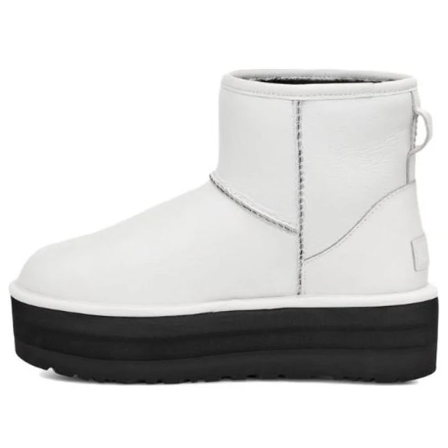 (WMNS) UGG Classic Mini Platform Matte Boot 'Ultra Matte White' 1130611-UMWH