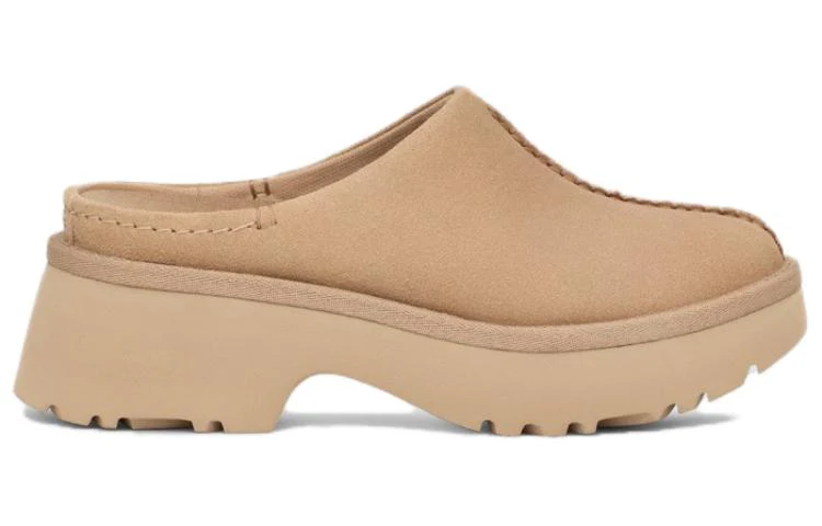 (WMNS) UGG New Heights Clog 'Sand' 1152731-SAN