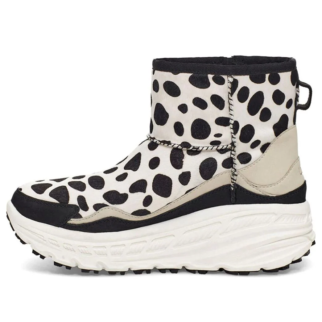 UGG Ca805 Classic Dalmatian Fleece Lined Black White 1121036-OWBL