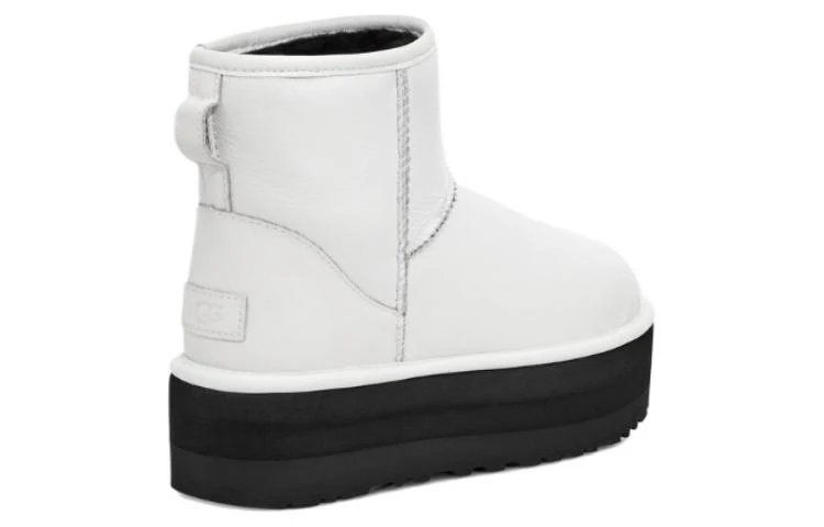 (WMNS) UGG Classic Mini Platform Matte Boot 'Ultra Matte White' 1130611-UMWH