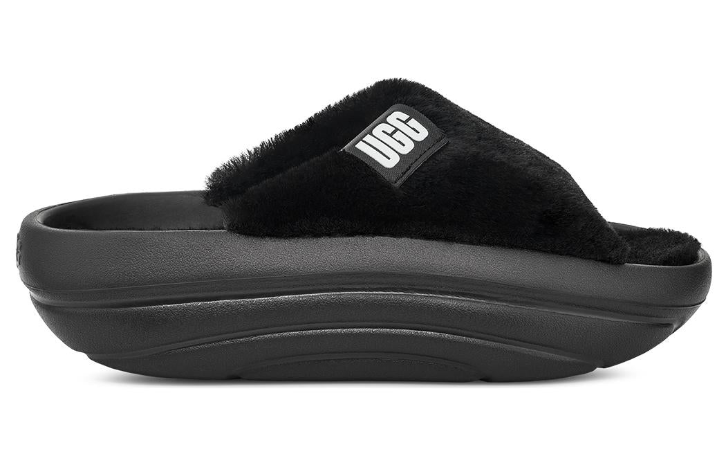 (WMNS) UGG FoamO UGGplush Slide 'Black' 1143849-BLK