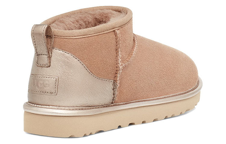 (WMNS) UGG Classic Ultra Mini Shine 'Beech Wood' 1123634-BCHW