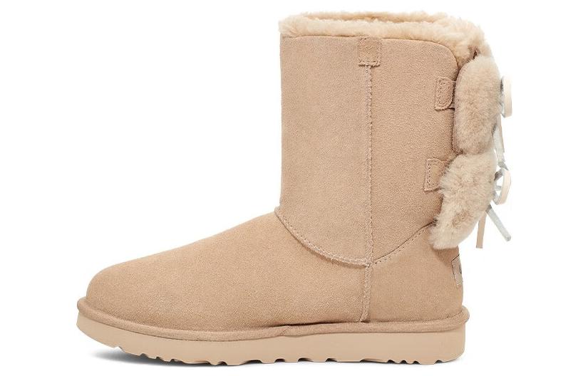 (WMNS) Ugg Classic Double Bow Short Boot 'Mustard Seed' 1127131-MDSD