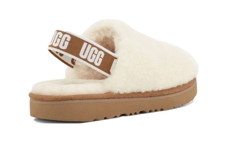(PS) UGG Fluff Yeah Clog Slipper 'Natural' 1123633K-NAT