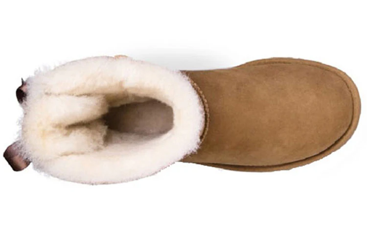 (WMNS) UGG Mini Bailey Bow II Boot Fleece Lined 1016225-CHE