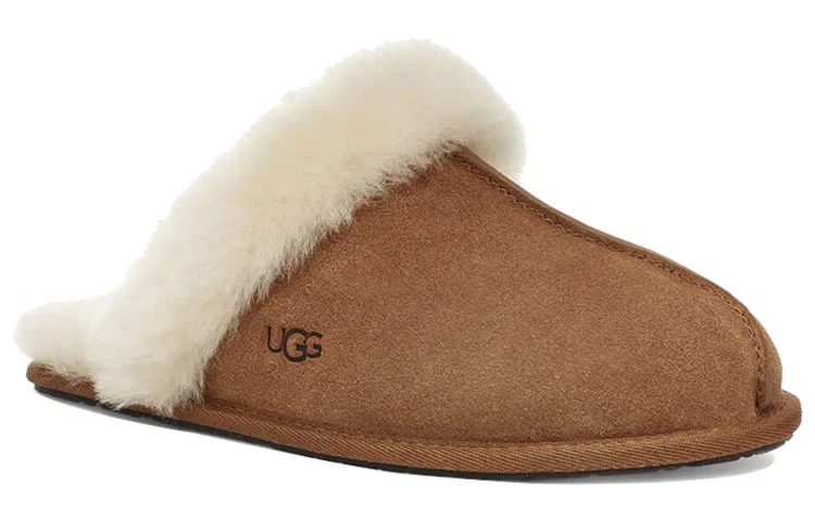 (WMNS) UGG Scuffette II Brown 'Chestnut' 1106872-CHE