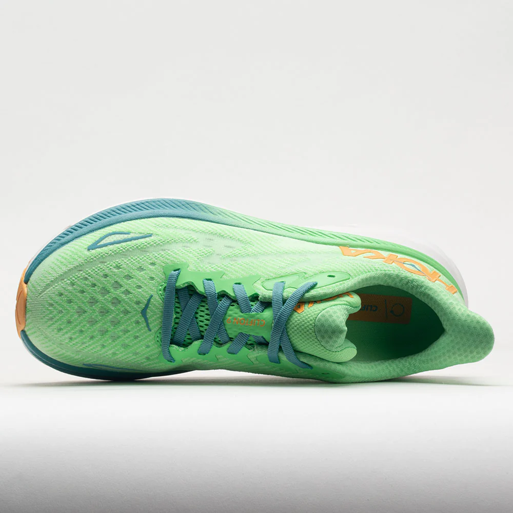 HOKA Clifton 9 Men's Zest/Lime Glow