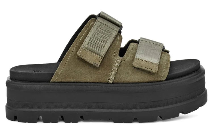 (WMNS) UGG Clem Outdoor Thick Sole Fashion Sandals 'Brown' 1118771-BOSD