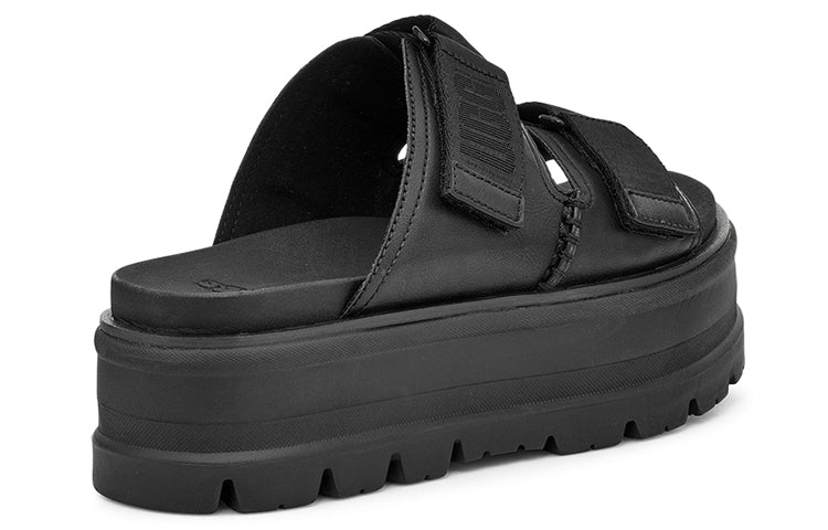 (WMNS) UGG Clem Black Slippers 1119951-BLLE