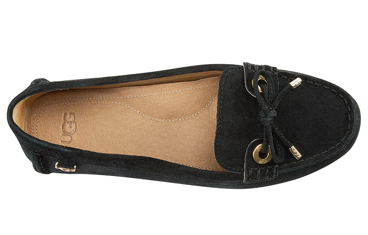 (WMNS) UGG Ansley Bow Glimmer Non-Slip Breathable Athleisure Casual Sports Shoe 1112284W-BLK