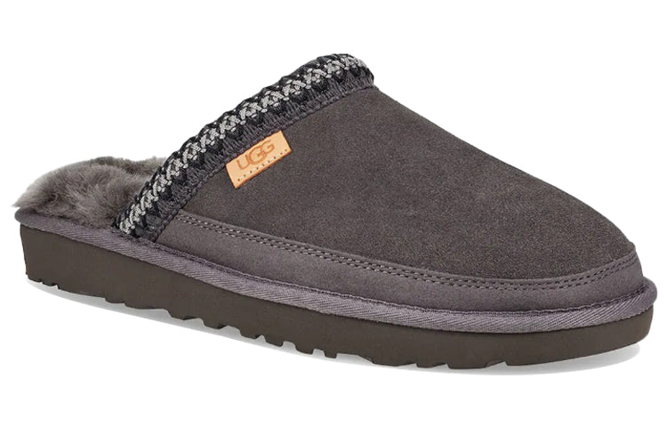 UGG Tasman Slip On Gray Slippers 1103900-DGRY