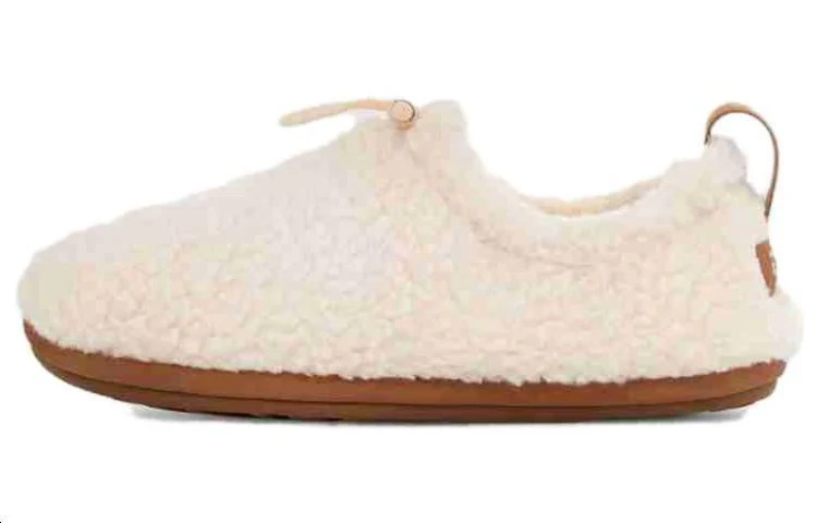 (WMNS) UGG Plushy Slipper 'Natural Chestnut' 1143952-NCTN