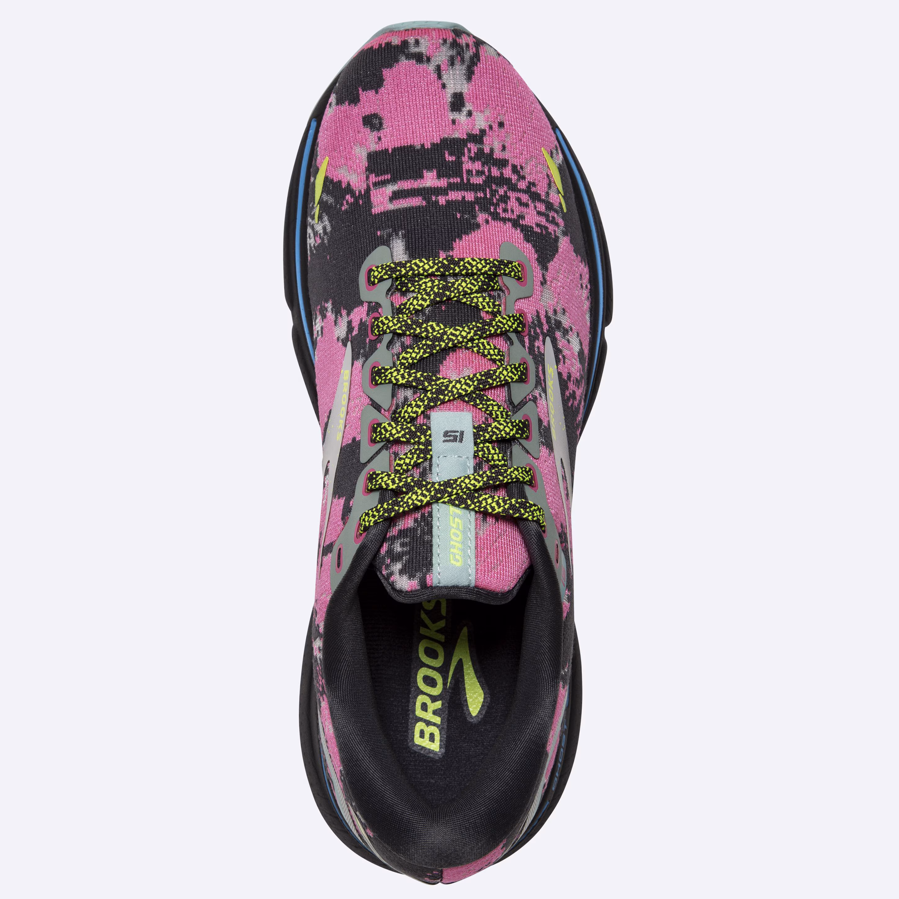 Women's Brooks, Ghost 15 Neutral Running Shoe -- Blue/Ebony/Nightlife