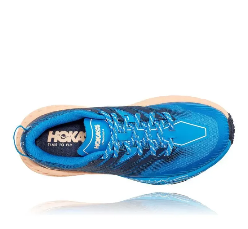 Hoka One One Women's Speedgoat 4 INDIGO BUNTING / BLEACHED APRICOT
