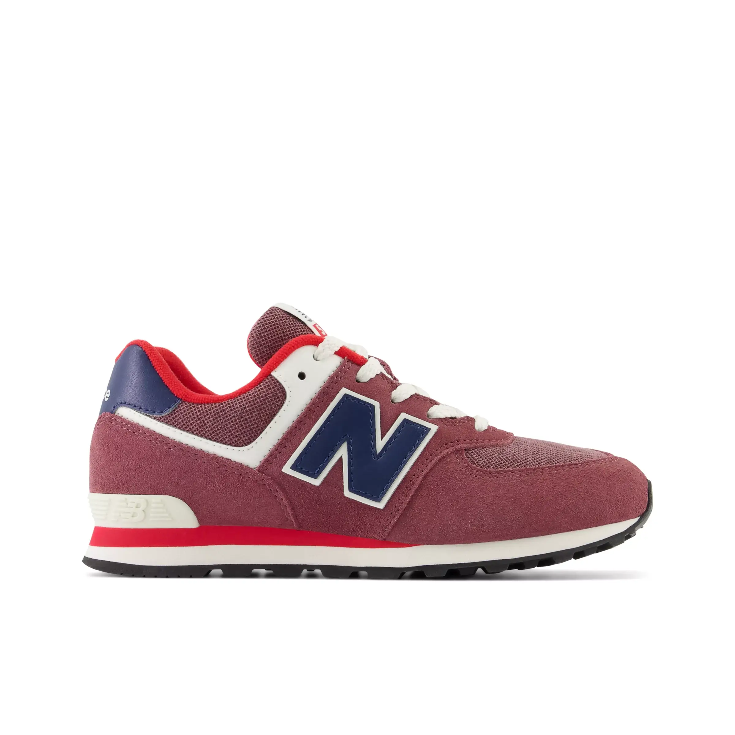 574 - Washed Burgundy with NB Navy