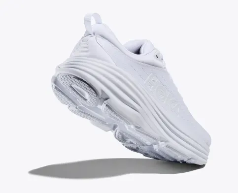 Hoka One One Bondi  8 Women's White / White