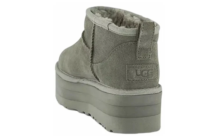 (WMNS) UGG Classic Ultra Mini Platform 'Moss Green' 1135092-MSG